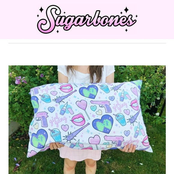 ISO: SUGARBONES GIRL GANG ♡ PILLOW CASE - Picture 2 of 2